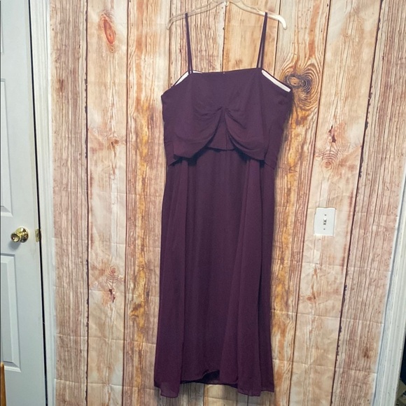 Evening Gown Modern Maids Purple Gown Size 26W with Jacket with Silver Jewels - Picture 10 of 15